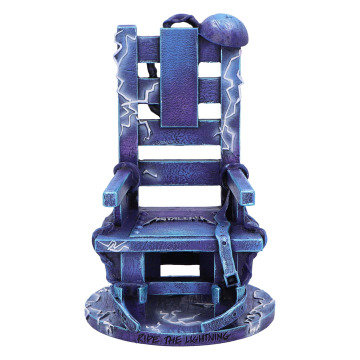 Metallica Ride the Lightning Blue Chair Ornament 15cm Officially Licensed
