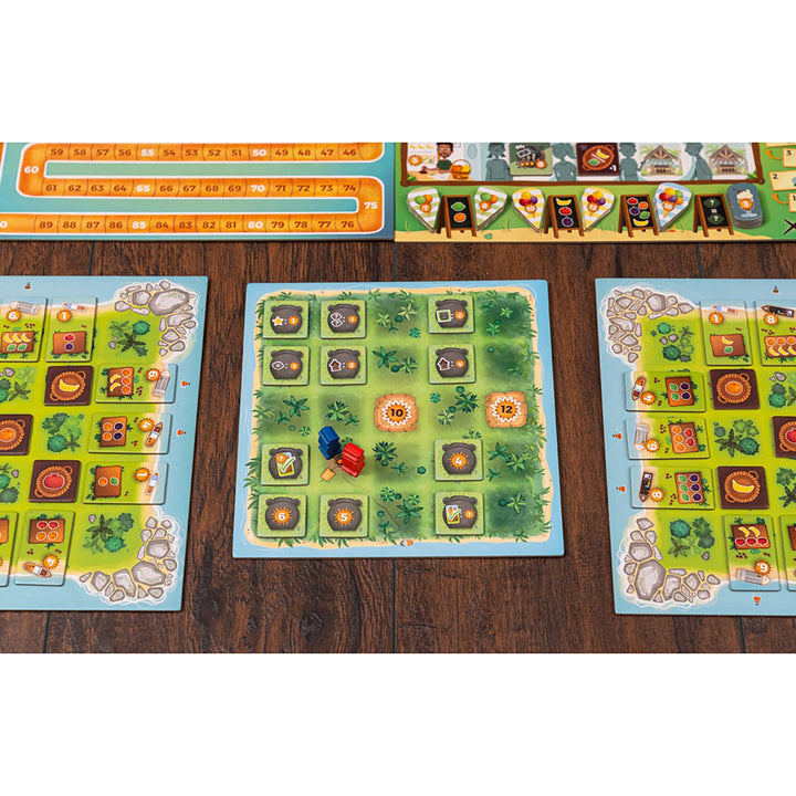 Capstone Games: Juicy Fruits: Mystic Island - Expansion, Strategy Board Game, 3 New Modules, Bonus Tiles, New Tokens, Ages 10+, 1-4 Players, 30 Min