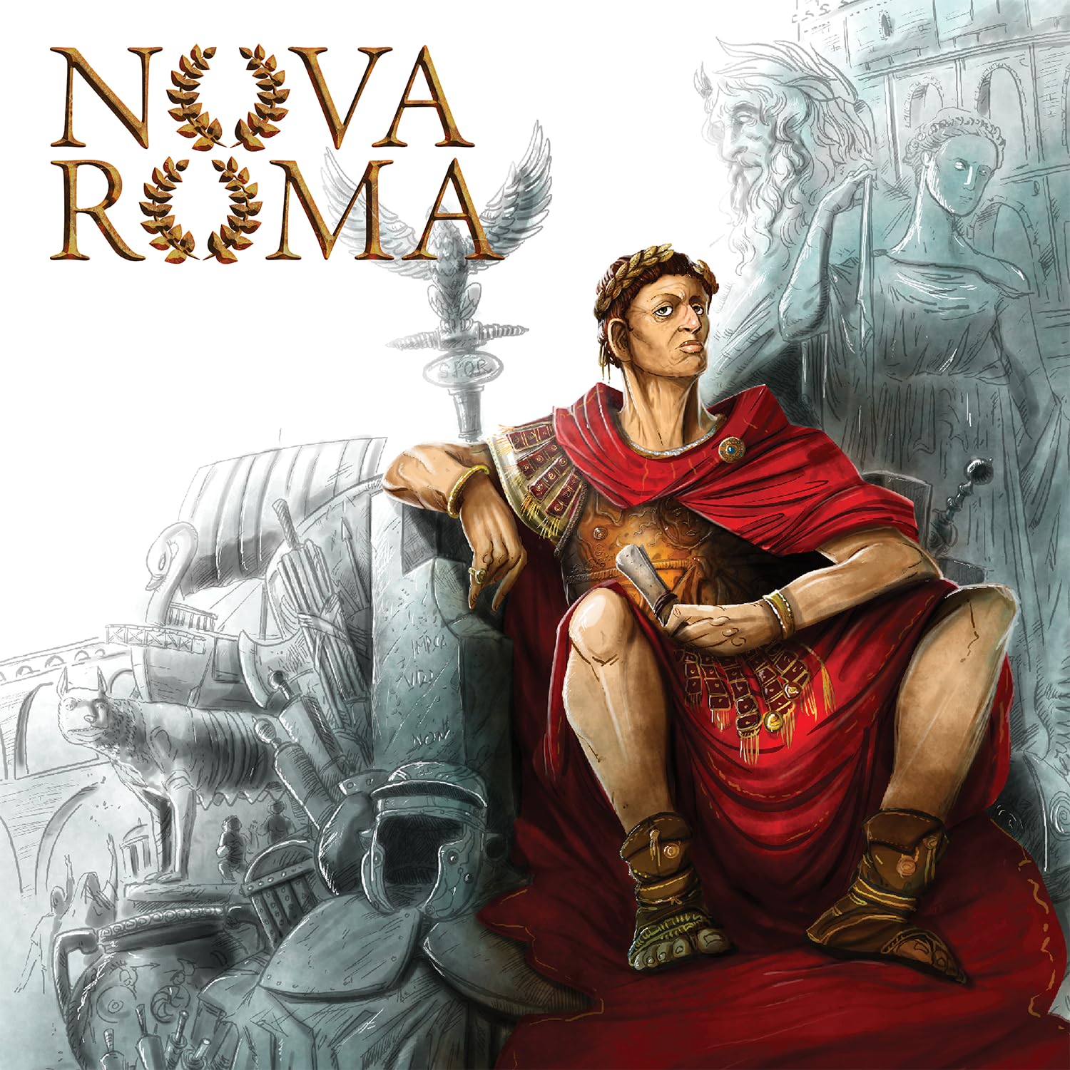 Nova Roma Emperor Constantine Builds The New Roman Empire Euro Strategy Board Game 1