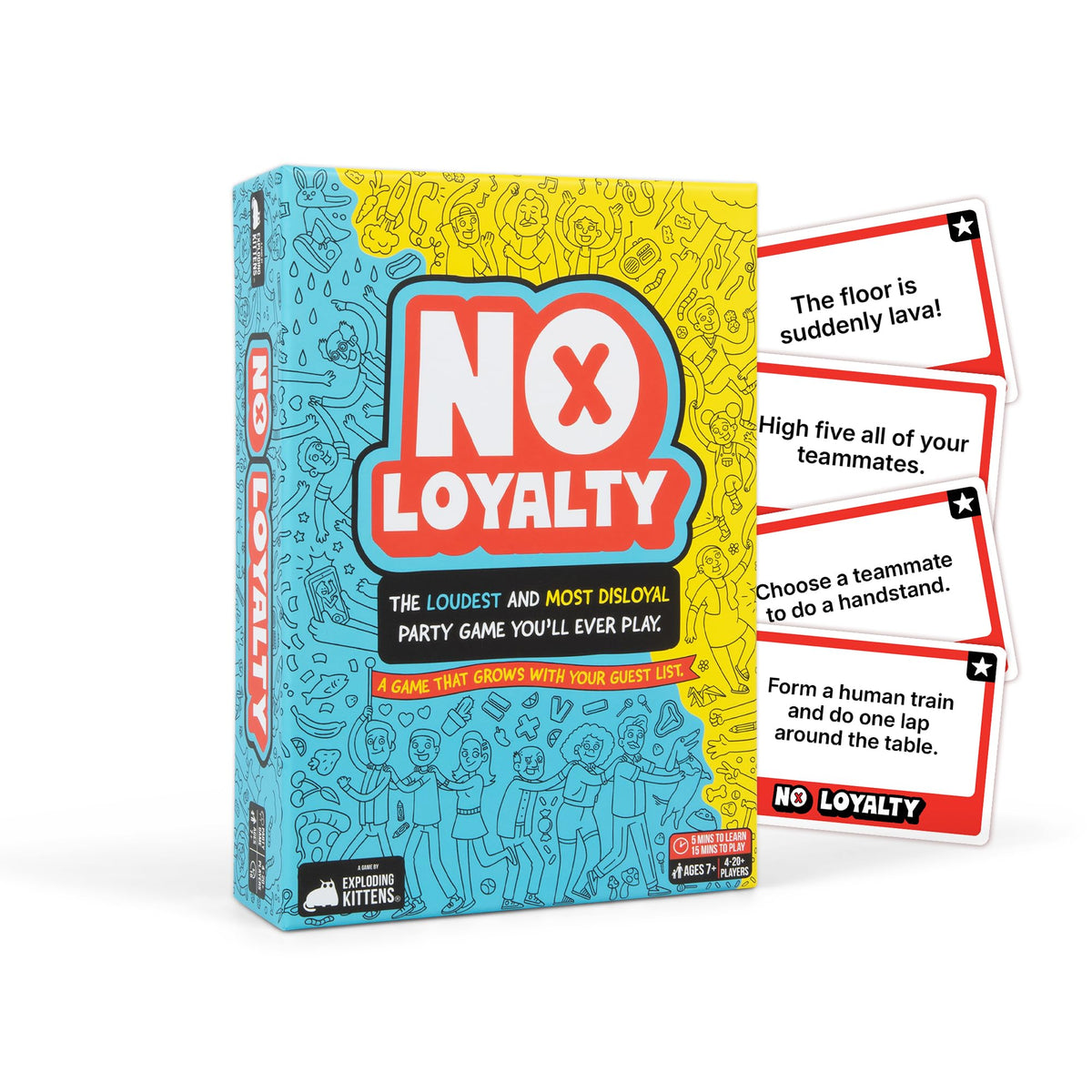No Loyalty Board Game by Exploding Kittens 1