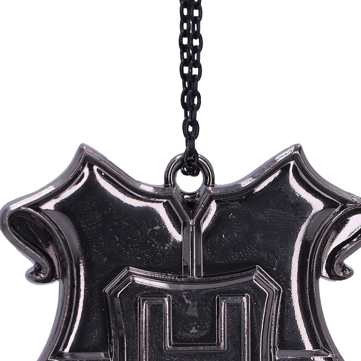Harry Potter Hogwarts Crest Silver Weighted Hanging Ornament 6cm