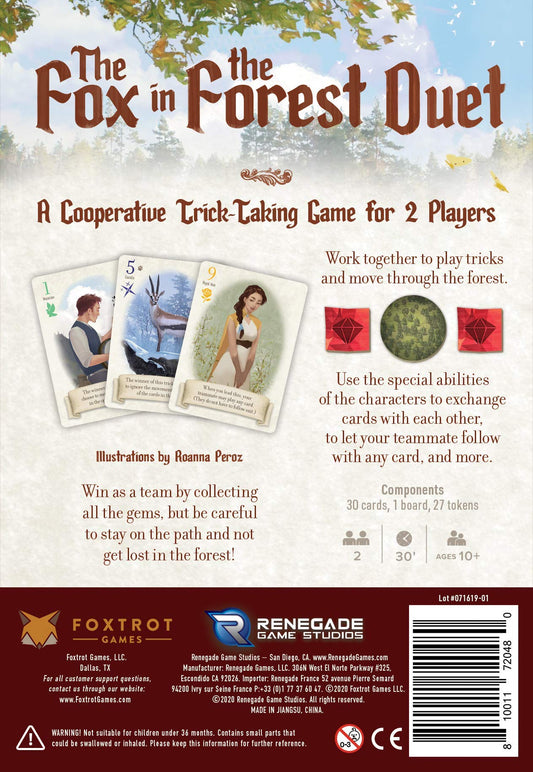 Fox in the Forest Duet Board Game by Renegade Studio 2