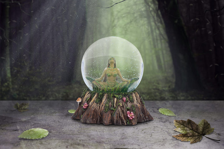 Female Tree Spirit Balance of Nature Snow Globe 13.2cm