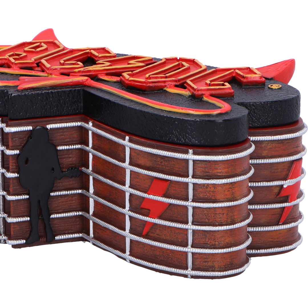 ACDC Logo Guitar Inspired Box 15cm