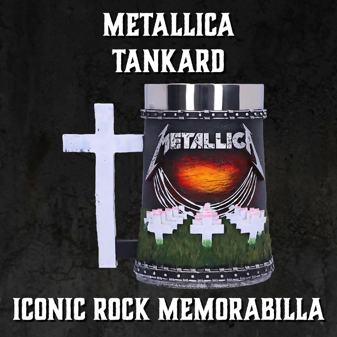Metallica Master of Puppets Album Tankard Officially Licensed