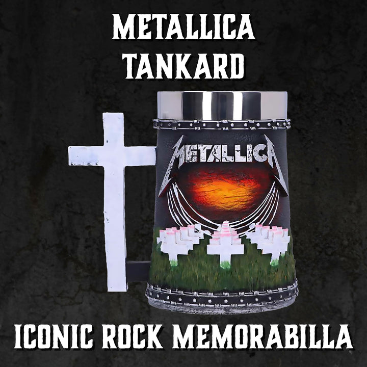 Metallica Master of Puppets Album Tankard Officially Licensed