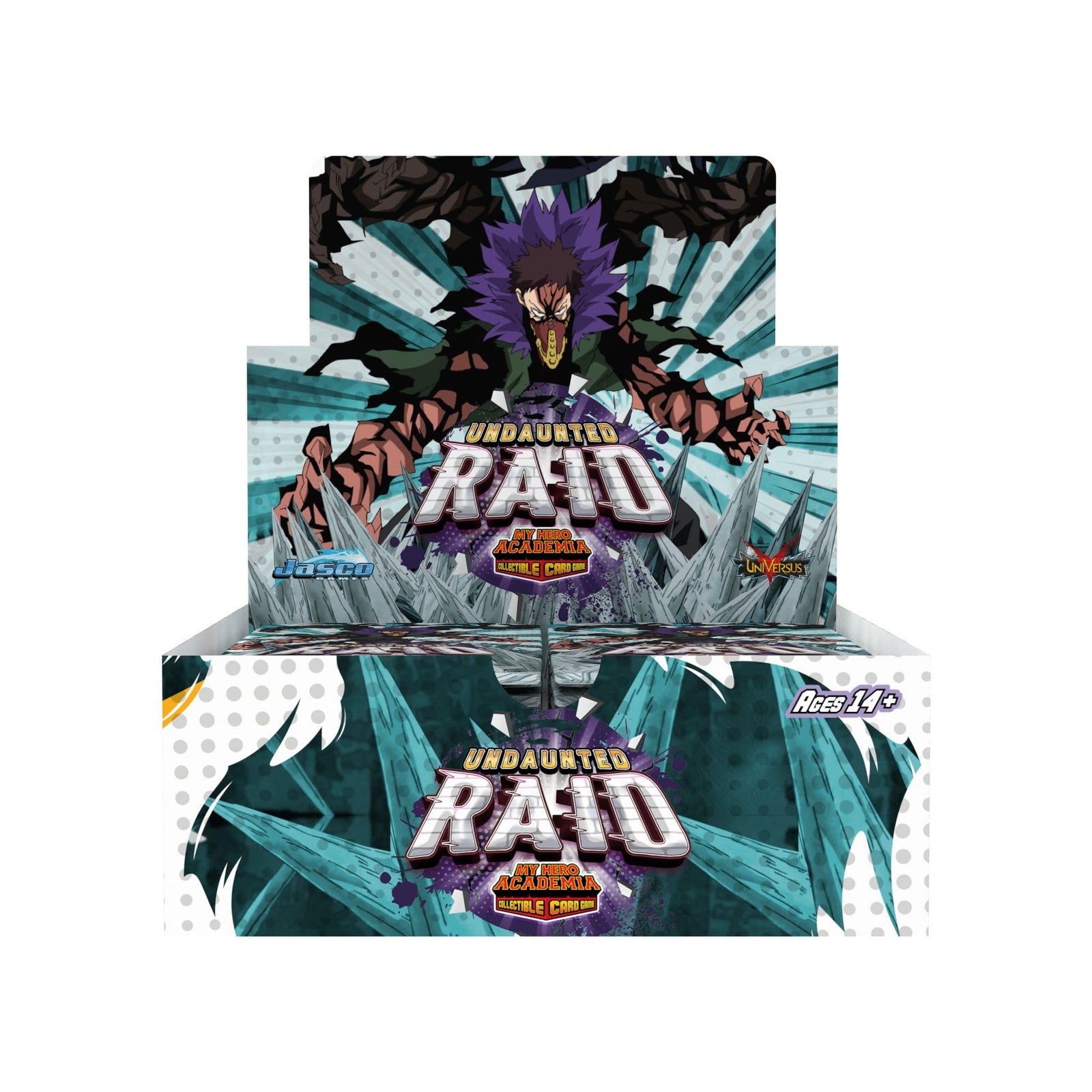 Jasco My Hero Academia Collectible Card Game Series 5: Undaunted Raid Booster Display - Contains 24 Expansion Packs of 11-Cards, Trading Card Game 1