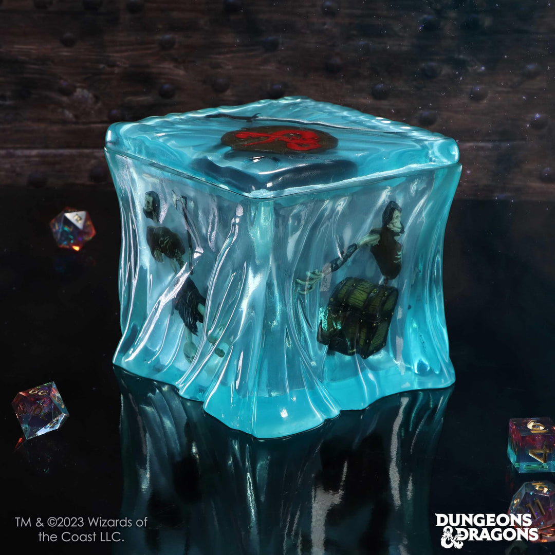 Dungeons Dragons Gelatinous Collectible Cube Dice Box 11.5cm