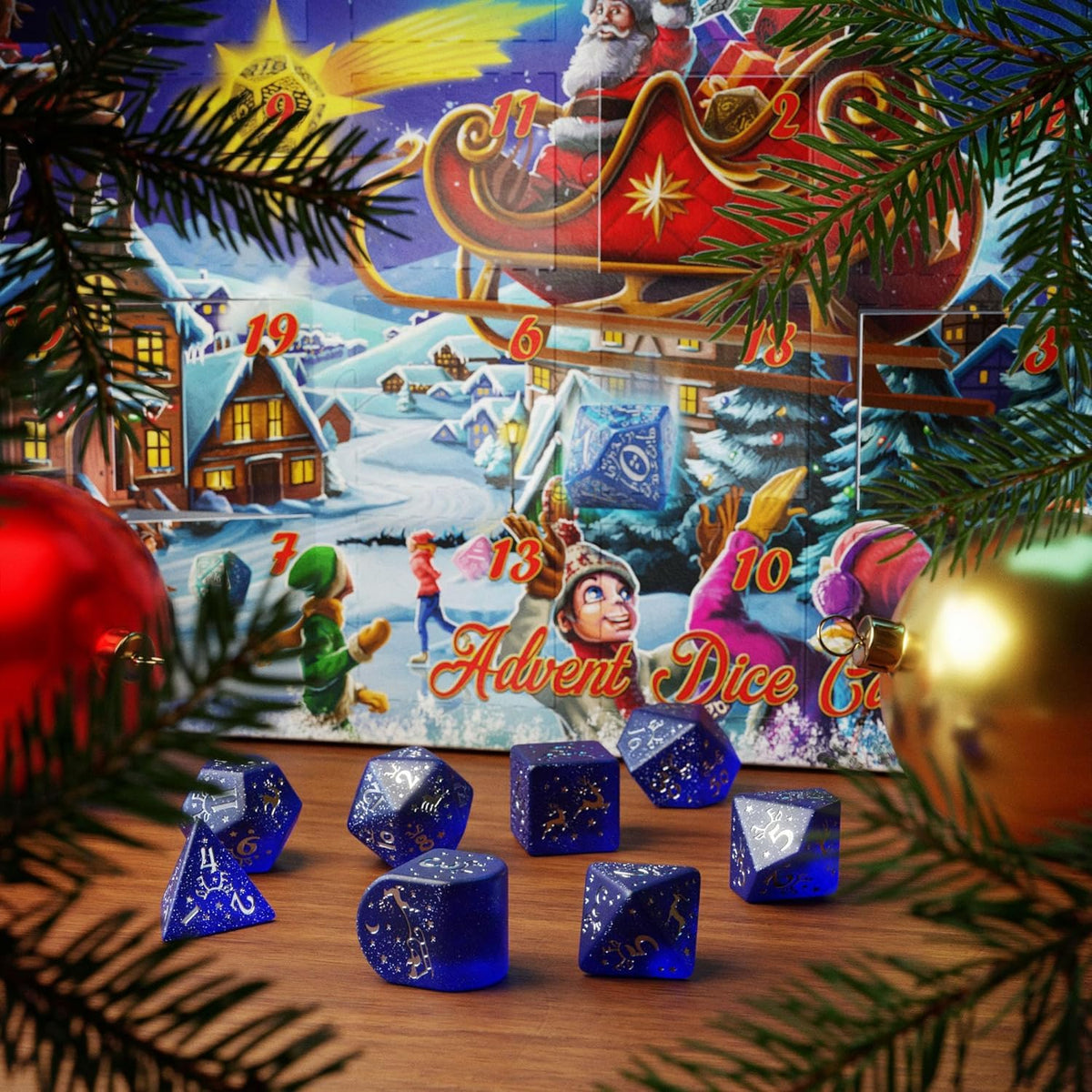 Advent Dice Calendar #04 by Q-Workshop, Dice Board Game 4