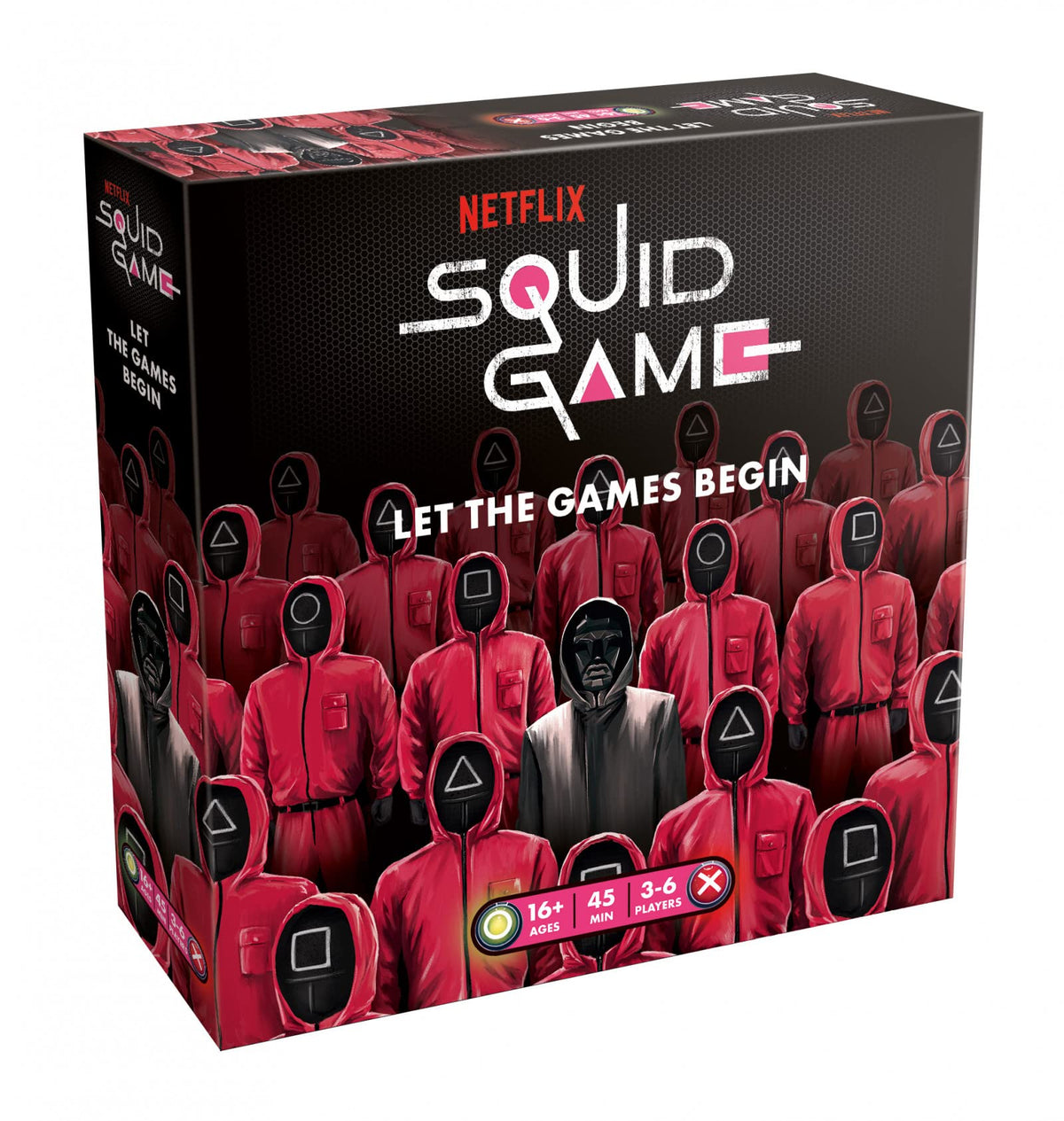 Squid Game Board Game Ages 16+ 3-6 Players 45 Minutes Playing Time 1