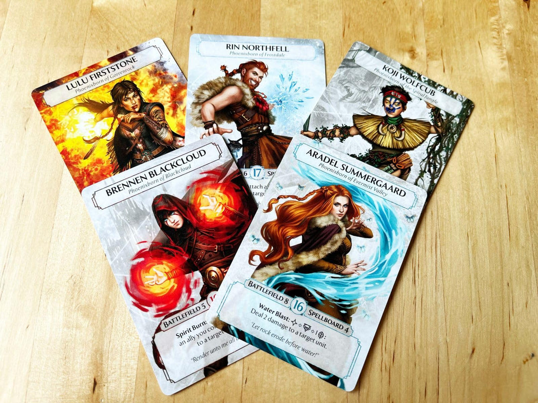 Plaid Hat Games Ashes Reborn: Red Rains Frostwild Scourge Expansion Decks – Phoenixborn & Chimera Set for 1-2 Players, Ages 14+ – Requires Corpse of Viros & Master Set 2