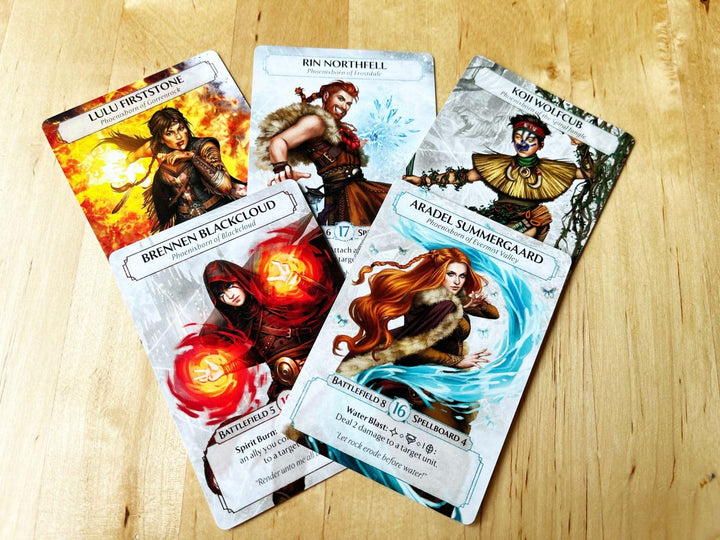 Plaid Hat Games Ashes Reborn: Red Rains Frostwild Scourge Expansion Decks – Phoenixborn & Chimera Set for 1-2 Players, Ages 14+ – Requires Corpse of Viros & Master Set 2
