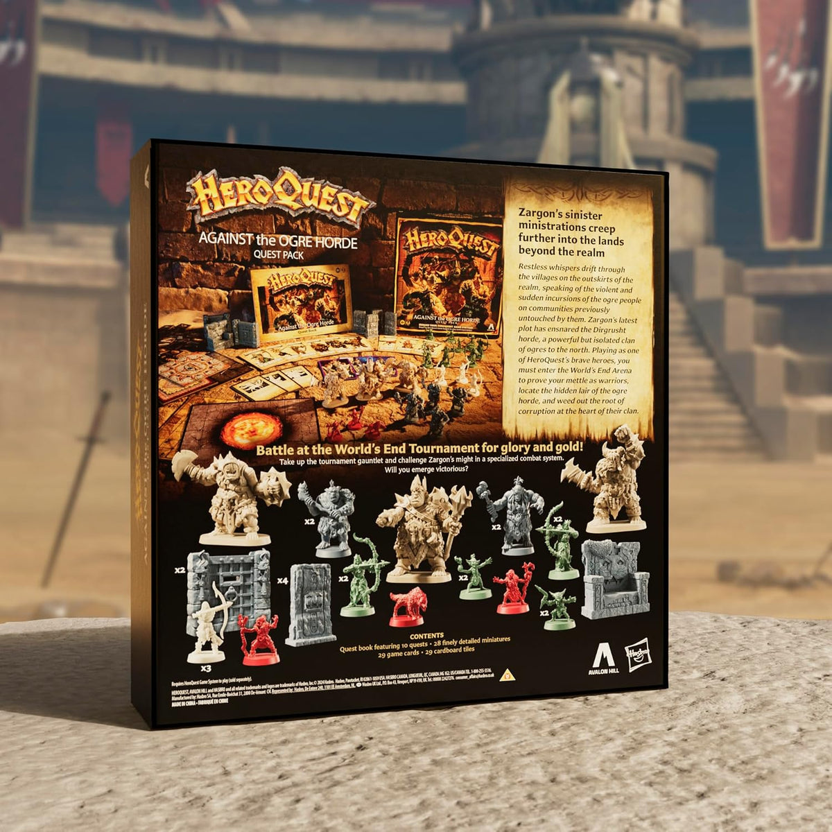 HeroQuest Against the Ogre Horde Quest Pack Board Game Expansion