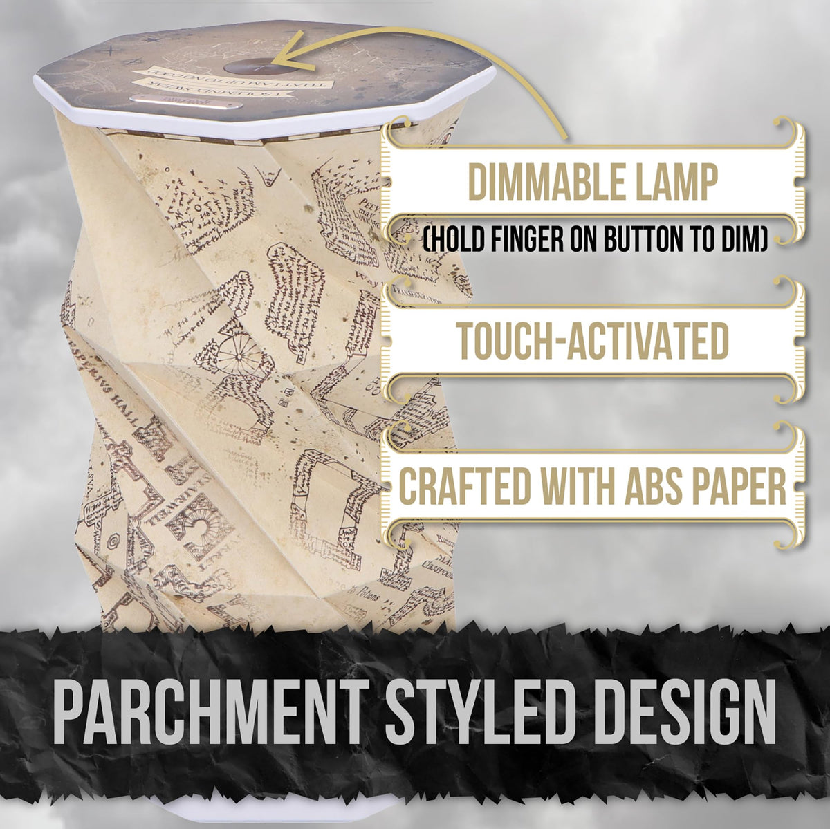 Harry Potter Marauders Map Foldable Lamp 21cm 4