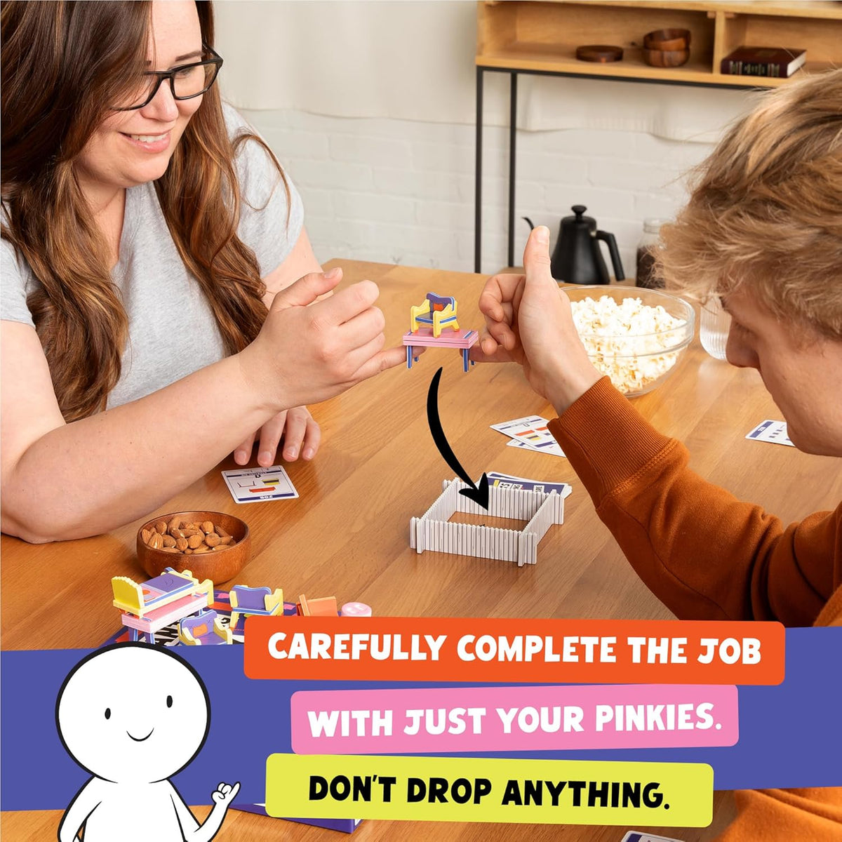 Giants Moving Tiny Furniture Card Game