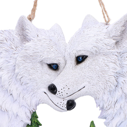 Snow in Love Wolf Lovers Hanging Ornament 20cm 3
