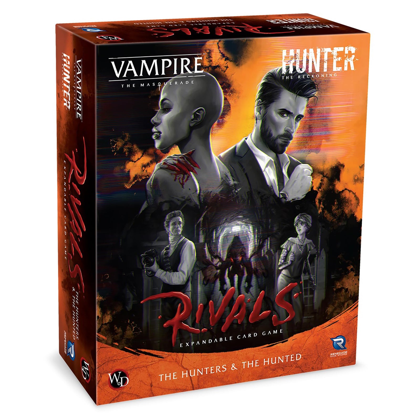 Vampire: The Masquerade Rivals Expandable Card Game The Hunters & The Hunted: Core Set - Everything Needed to Play, Card Game Based On The RPG, Ages 14+, 2-4 Players 1