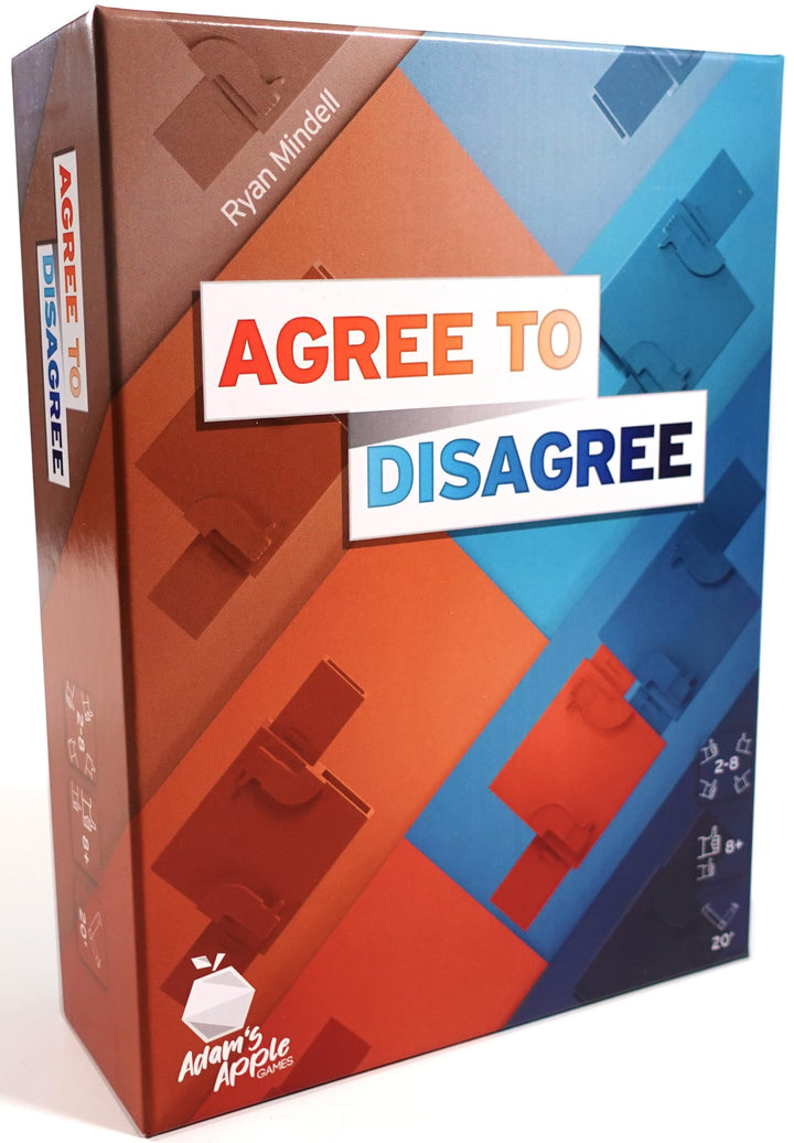 Agree to Disagree - The Icebreaker Game Where Nobody Wins if Everyone Agrees - Fun Party Game for Coworkers, Families, or Friends. Fun or Real Talk Gamified for 2 to 8 Players.
