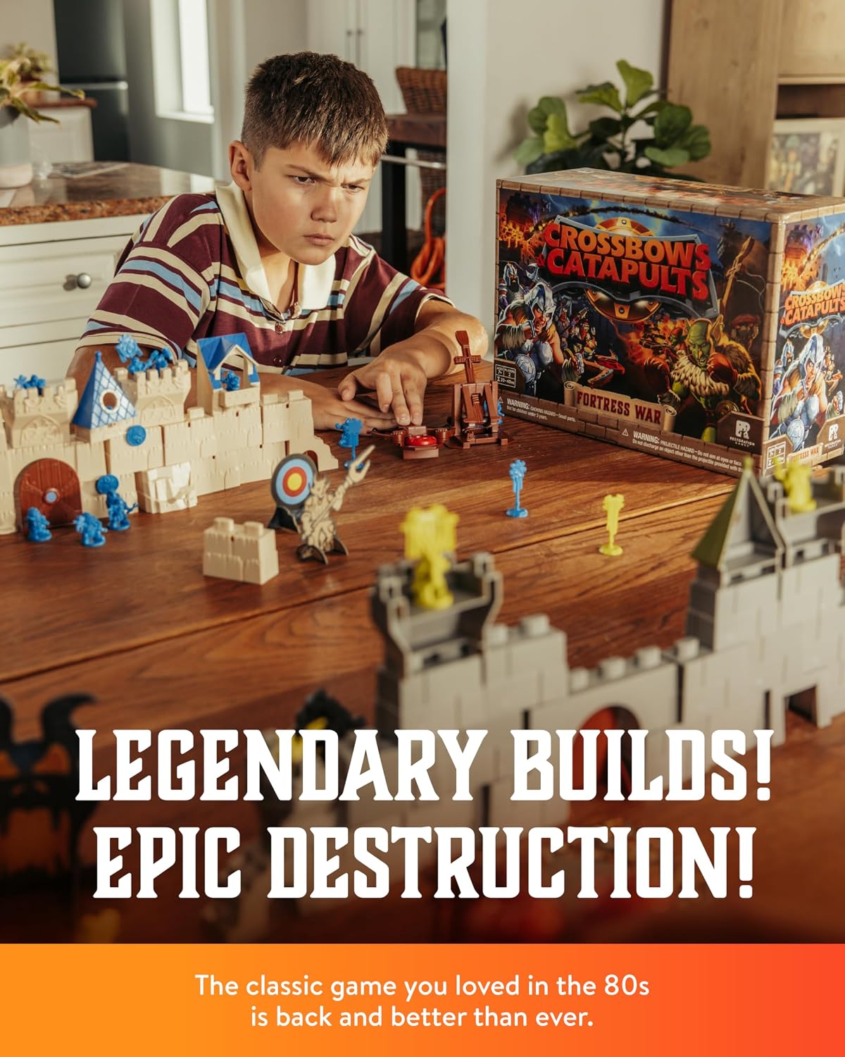 Crossbows and Catapults Fortress War Board Game