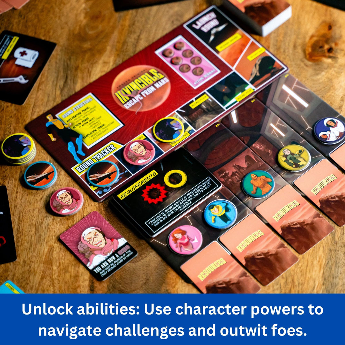 Invincible Escape from Mars Board Game by Skybound 4