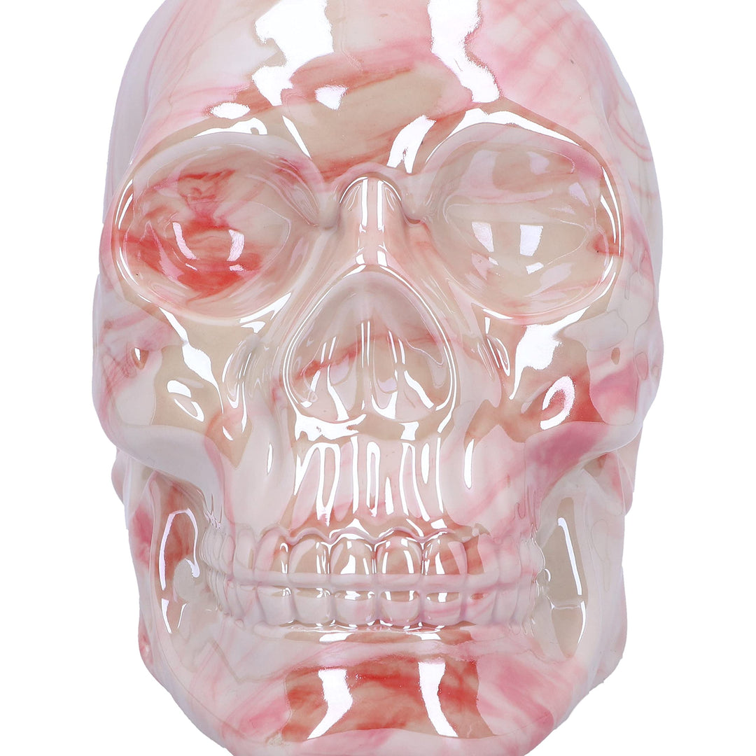 Marbellum Pink Marble Skull Large 13.5cm