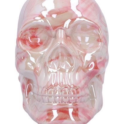 Marbellum Pink Marble Skull Large 13.5cm 7