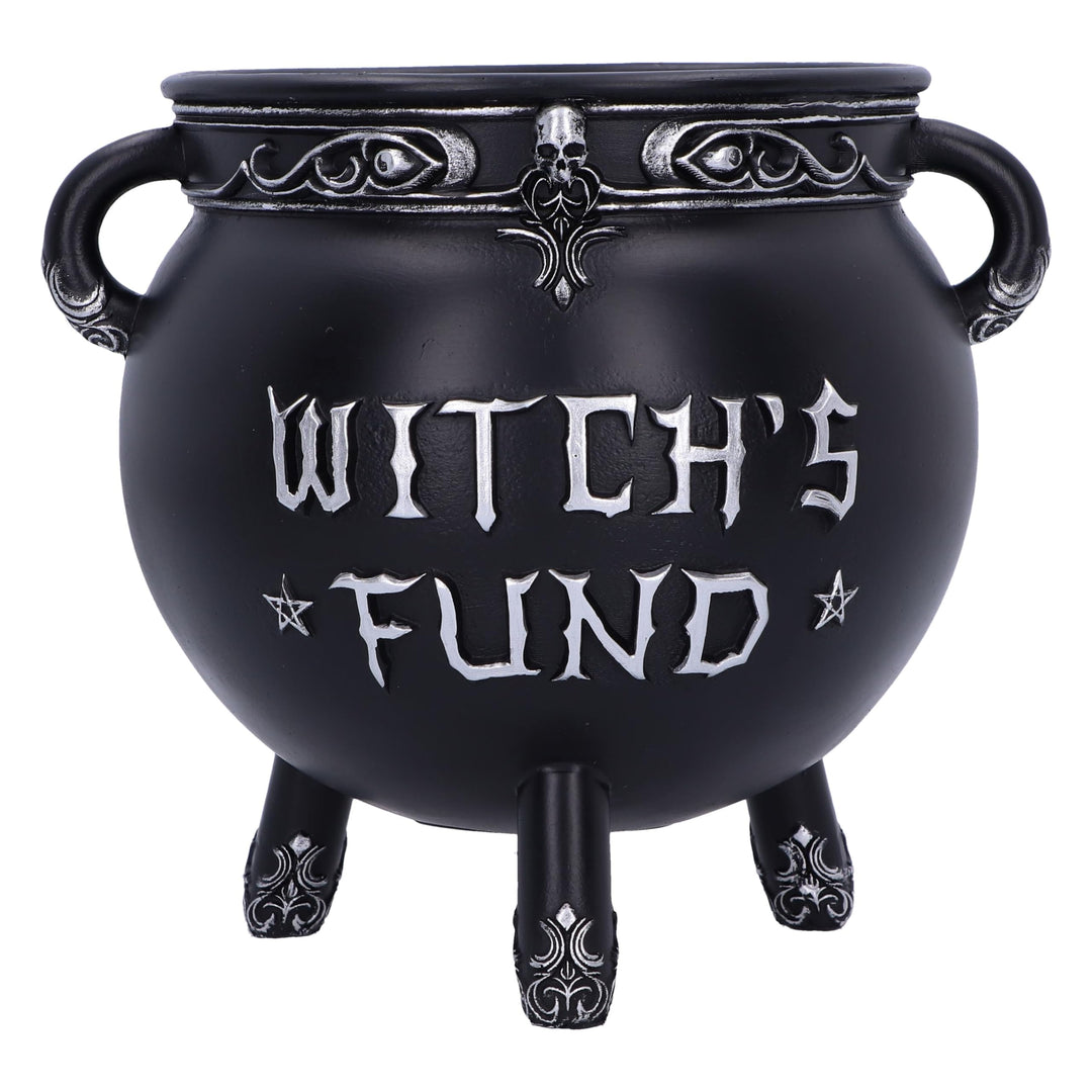 Witchs Fund Cauldron Money Box 16.5cm
