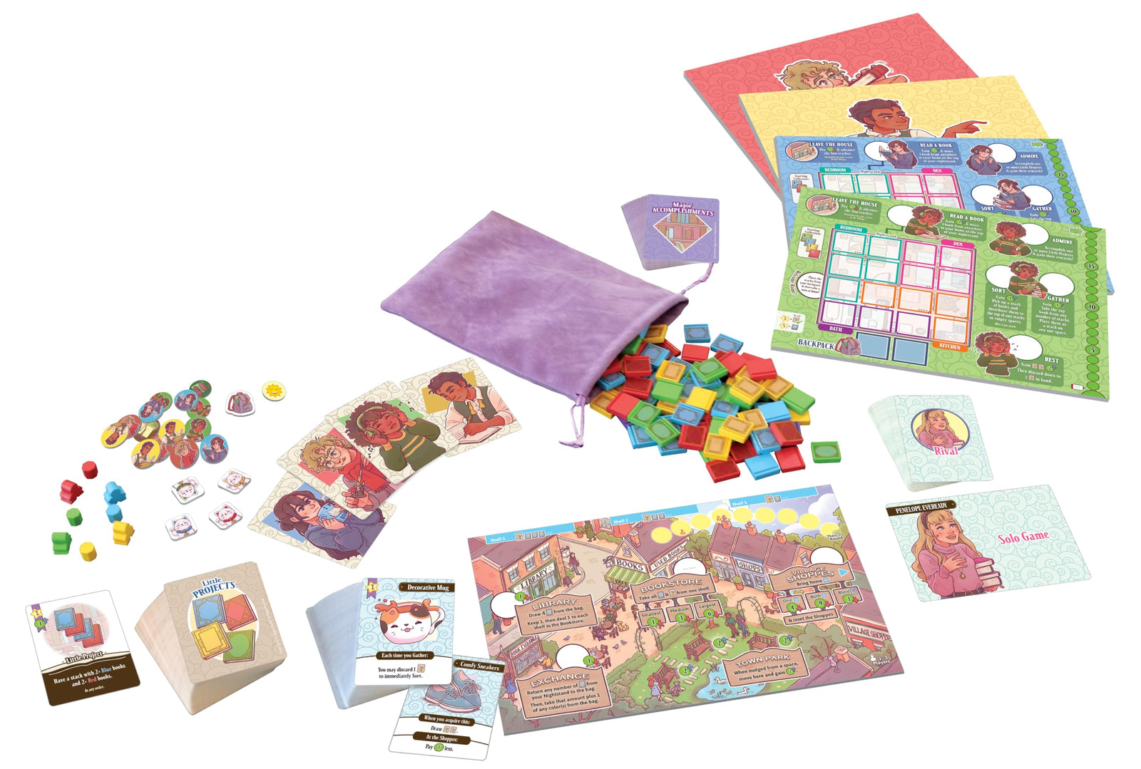 A Place For All My Books Board Game by Smirk and Dagger 2