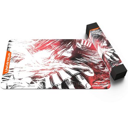 UniVersus Attack on Titan: Battle for Humanity - Attack Titan Playmat - 24 x 14 Neoprene Mat, Tabletop Card Game Accessory, UVS Games, Licensed 5