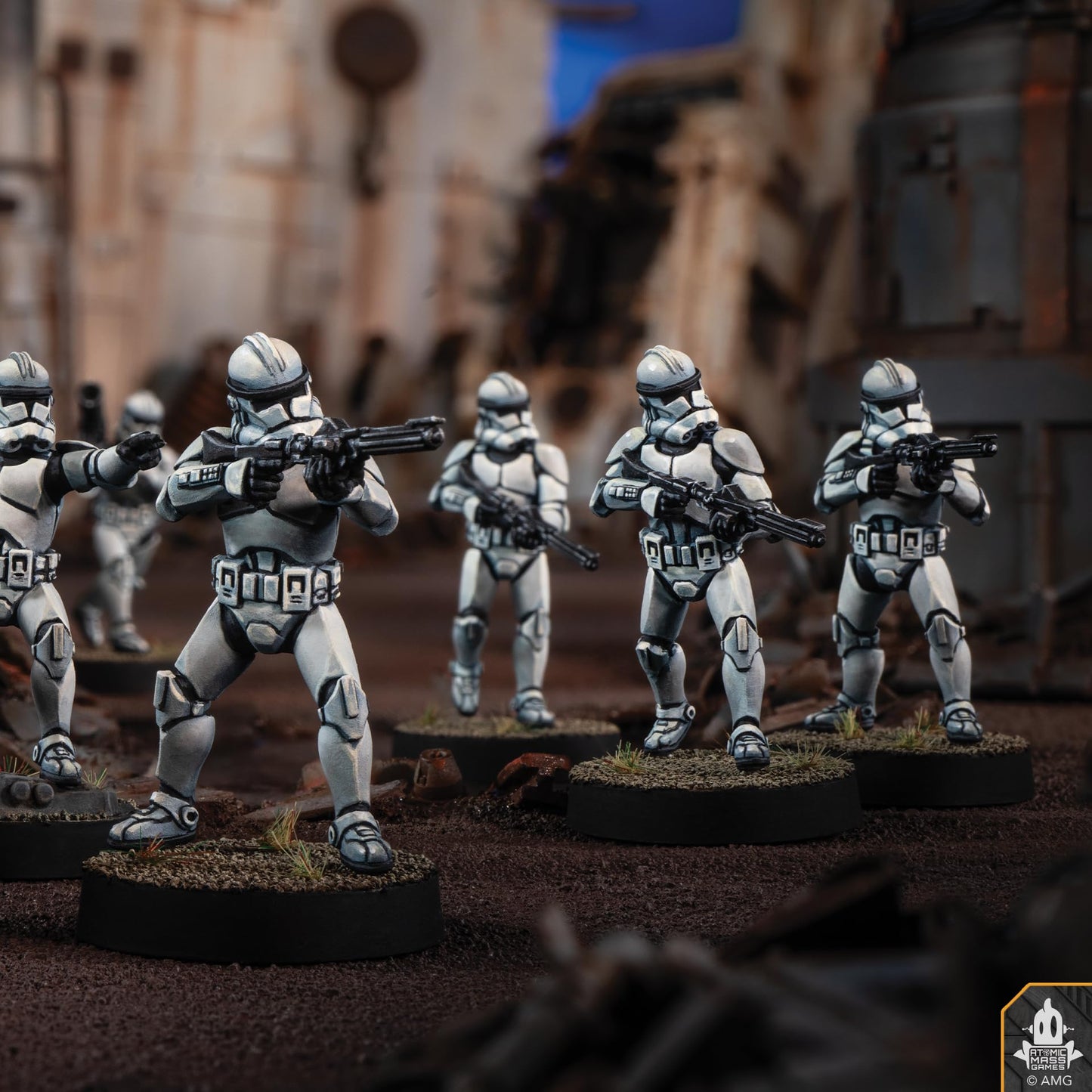 Star Wars Legion Clone Trooper Marksmen Board Game by Atomic Mass 4