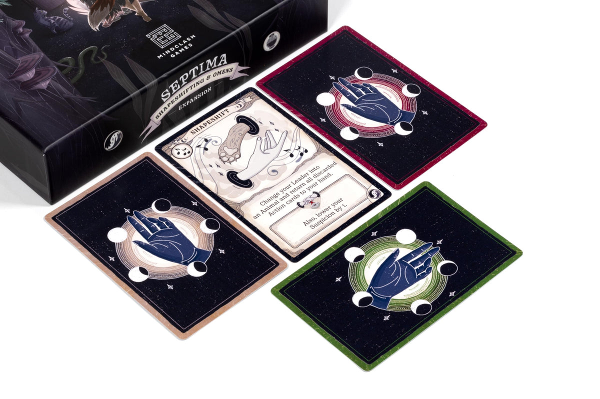 Mindclash Games Septima - Shapeshifting & Omens Expansion | Transform into Animal Forms & Face Omens | New Cards, Animal Tiles & Modular Gameplay 5