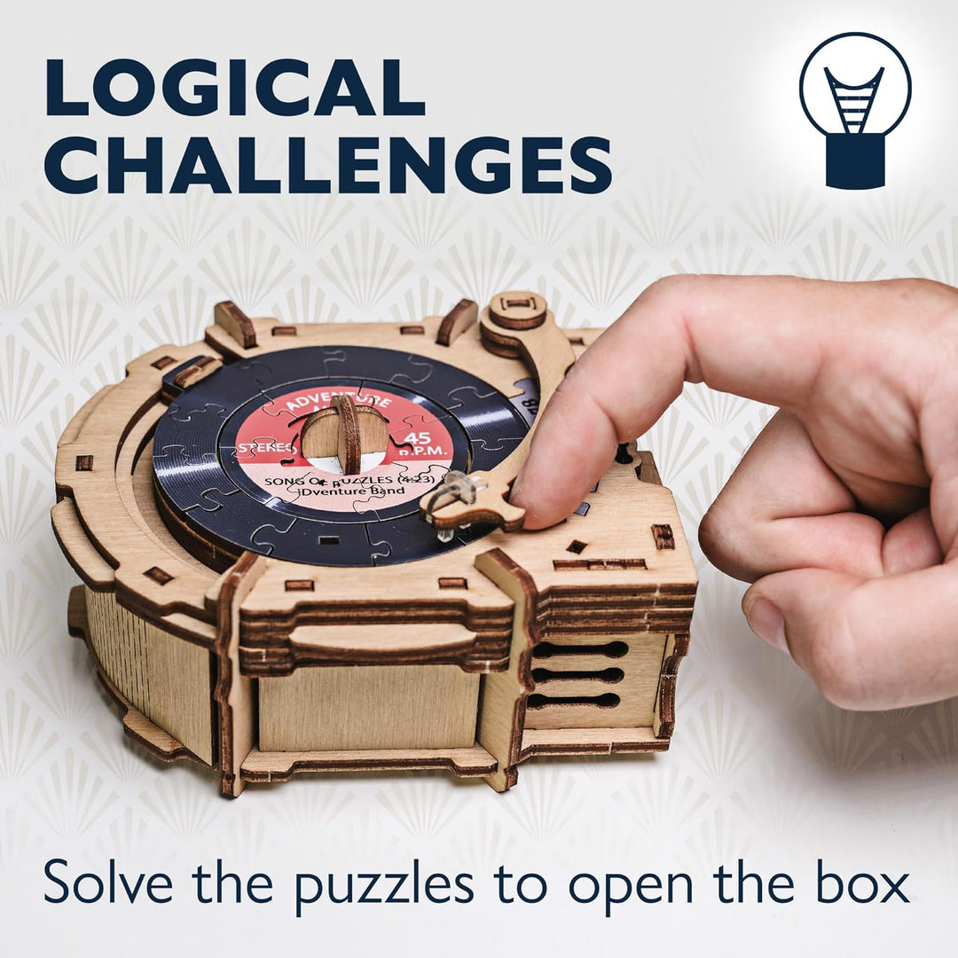 Record Player Puzzle Gift Box Game by idVenture