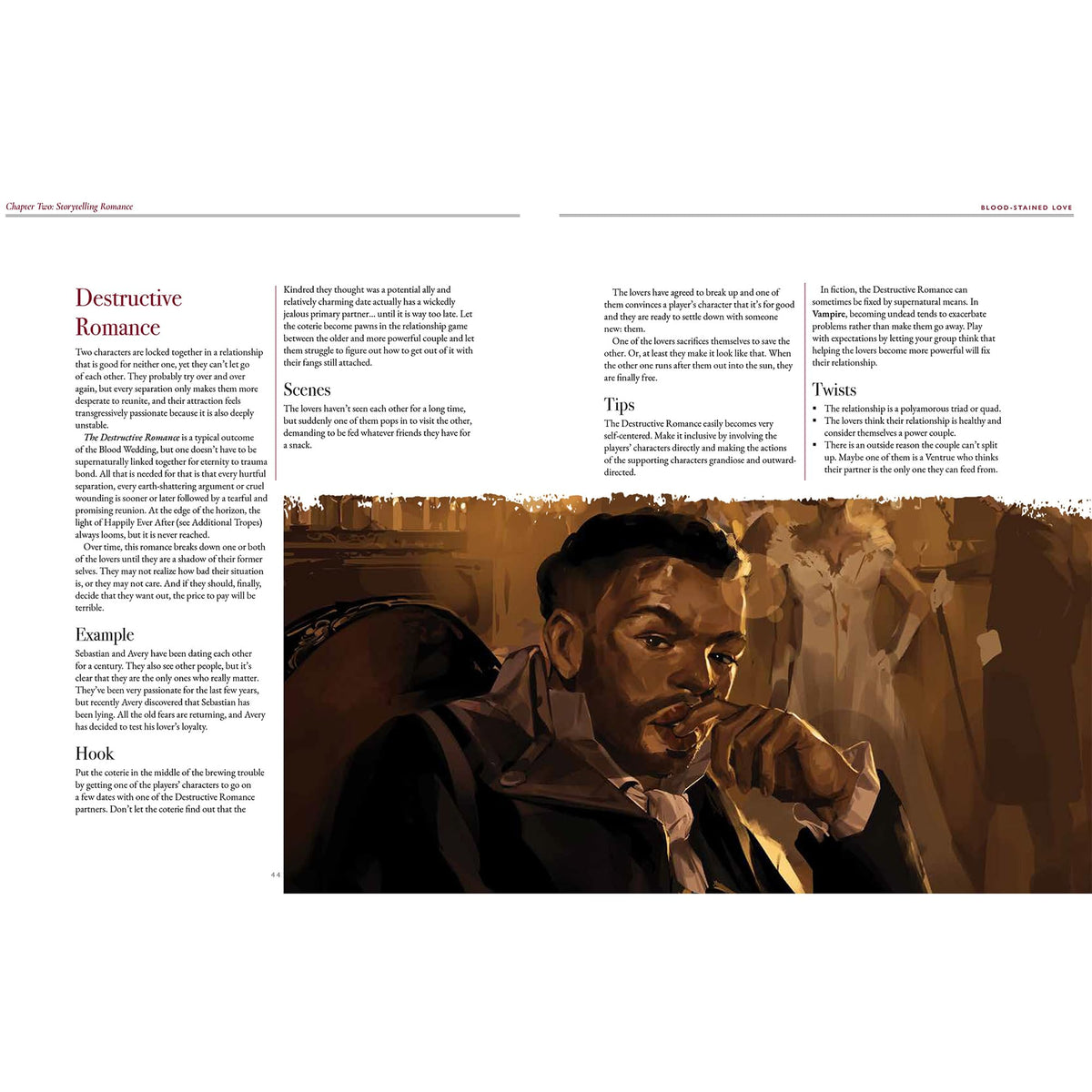 Renegade Game Studios: Vampire: The Masquerade 5th Edition Roleplaying Game Blood-Stained Love Sourcebook 5