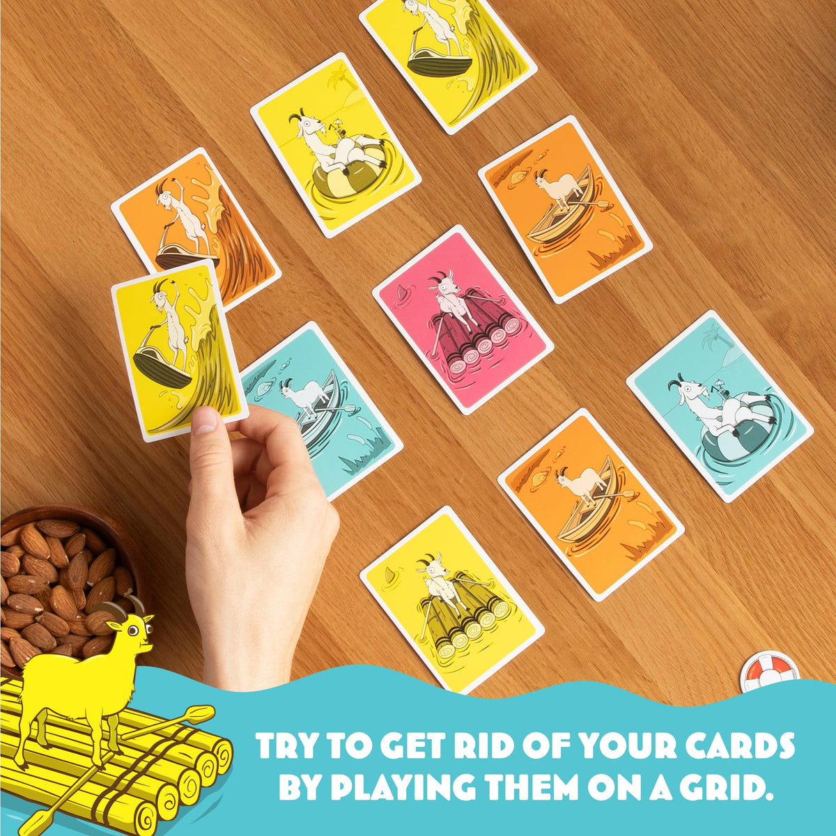 Row Your Goat Board Game by Exploding Kittens 3