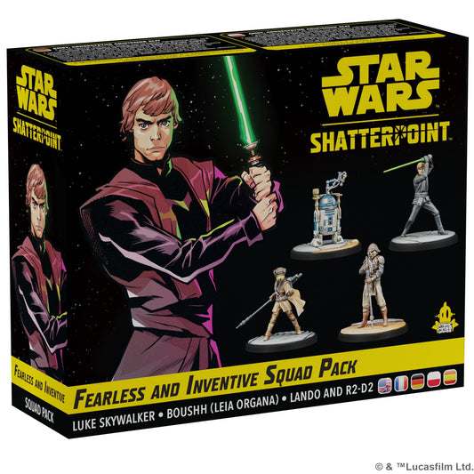 Atomic Mass Games Star Wars Shatterpoint Fearless and Inventive Squad Pack - Tabletop Miniatures Game, Strategy Game for Kids and Adults, Ages 14+, 2 Players, 90 Minute Playtime, Made 1