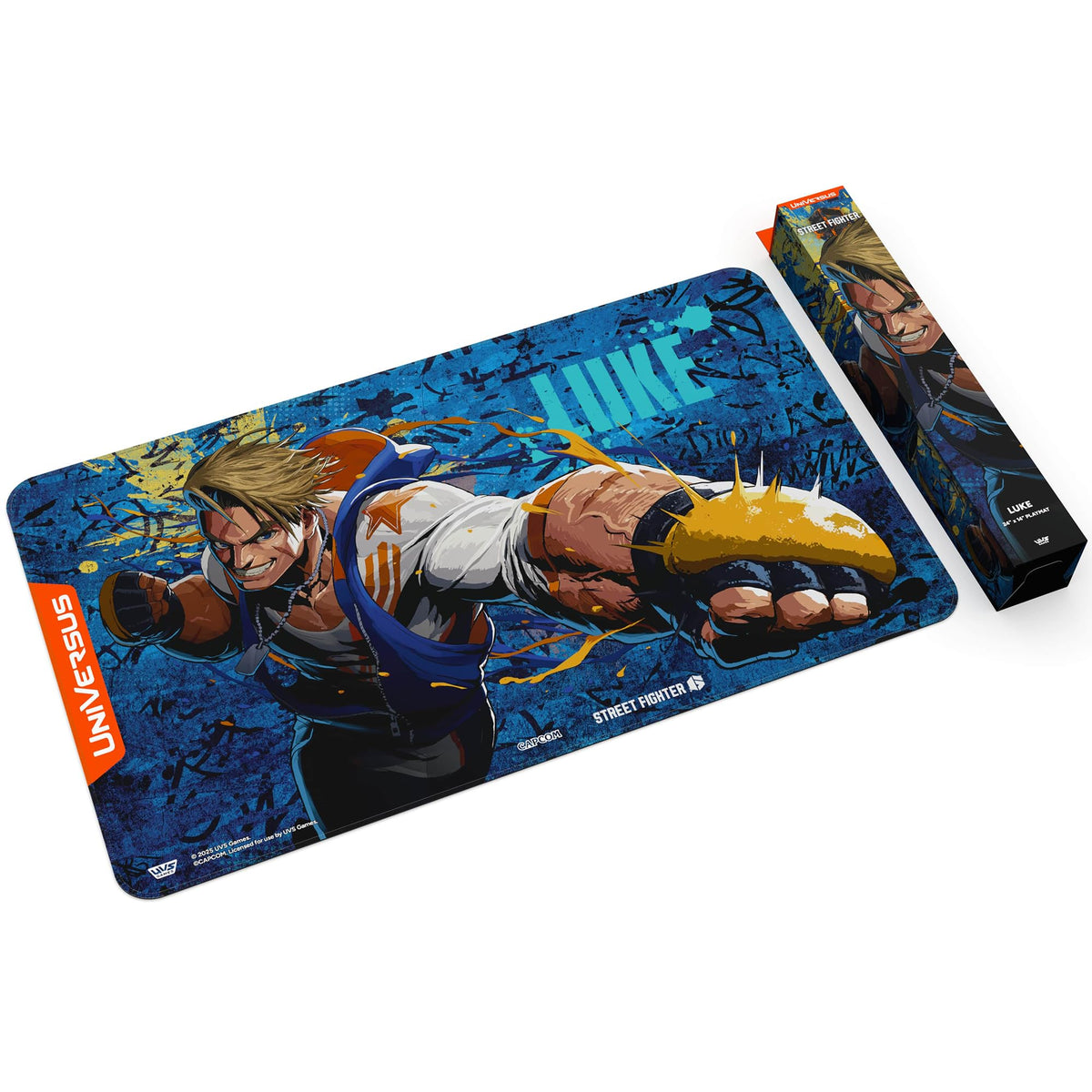 UVS Street Fighter 6 Challenger Series Playmat Luke Trading Card Game by UniVersus 3