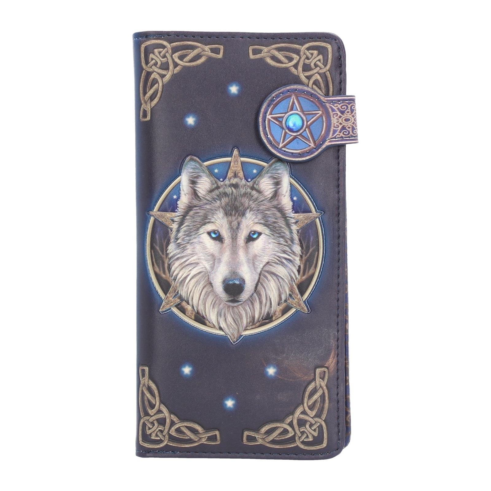 Lisa Parker Wild One Wolf Embossed Purse Wallet LP 18.5cm 2