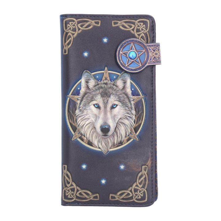 Lisa Parker Wild One Wolf Embossed Purse Wallet LP 18.5cm