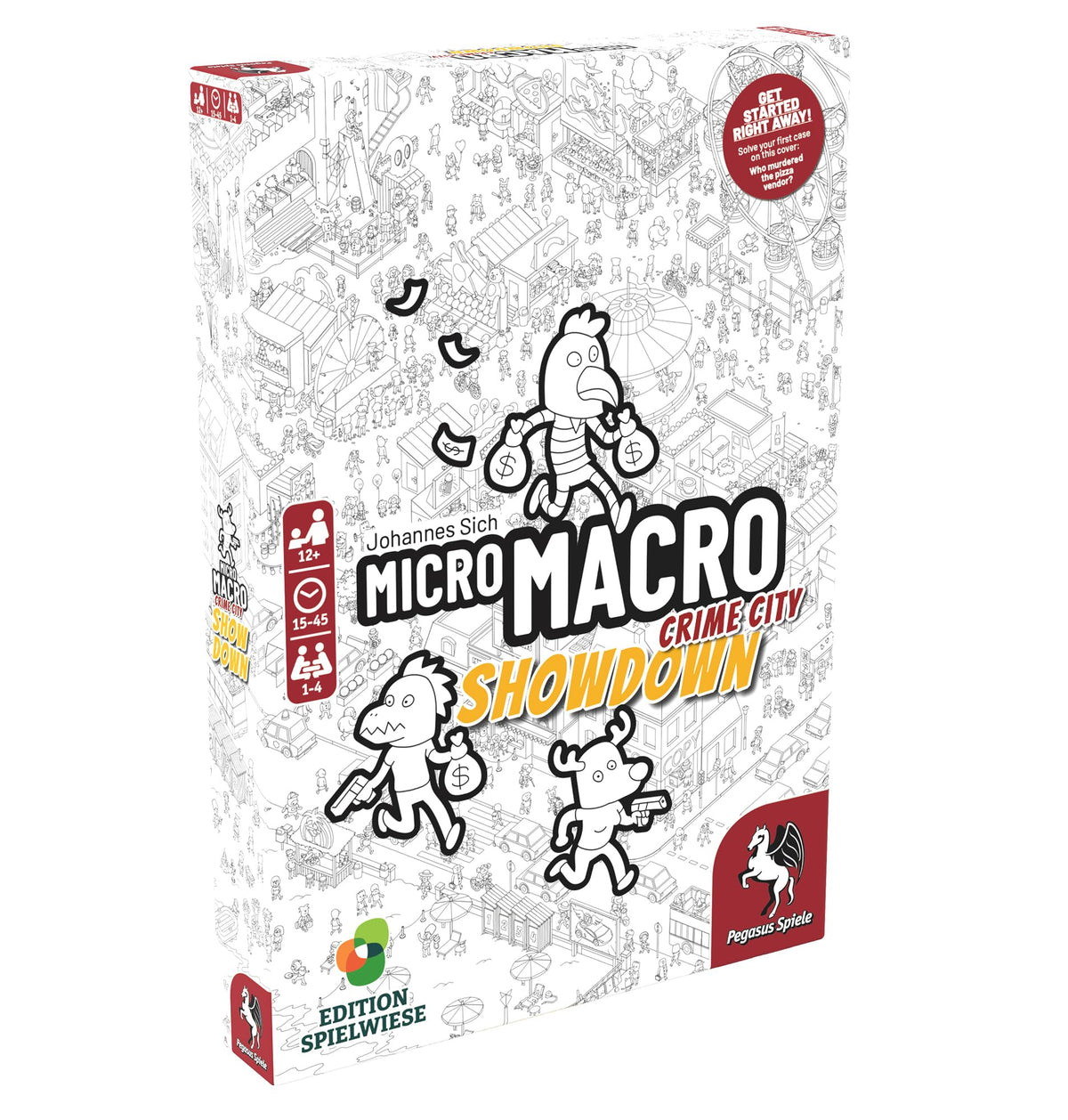 MicroMacro Crime City 4 Showdown Board Game by Pegasus Press 1