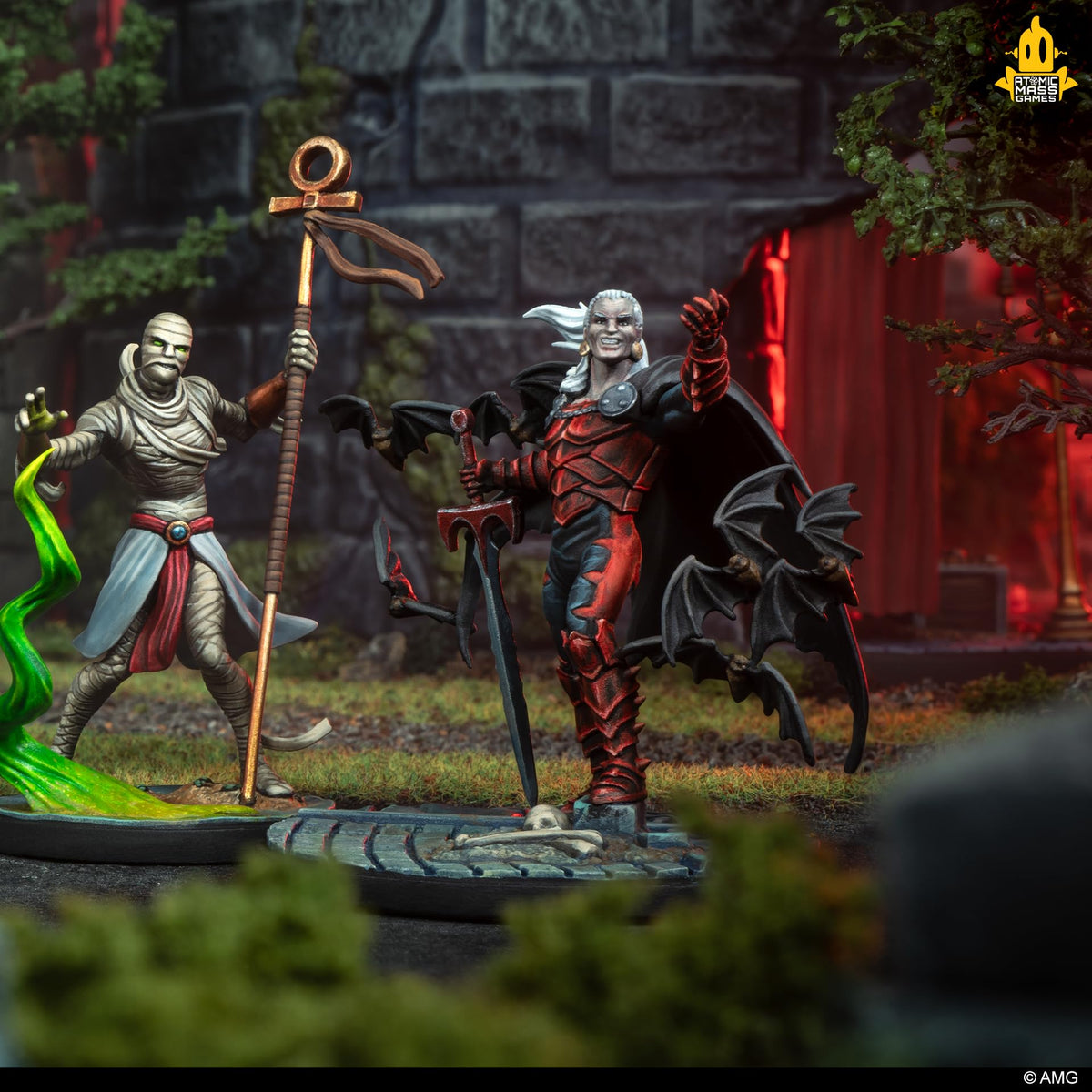Atomic Mass Games Marvel: Crisis Protocol Tomb of Dracula Character Pack - Add Supernatural Legends to Your Team! Tabletop Superhero Game, Ages 14+, 2 Players, 90 Min Playtime, Made 8