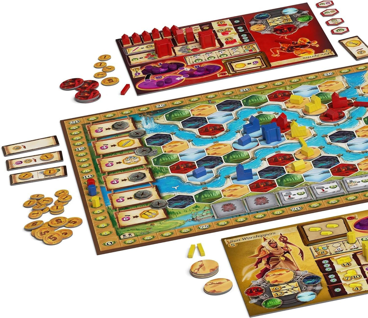 Capstone Games Terra Nova - Simplified Version of Terra Mystica Board Game, Capstone Games, Ages 14+ 4