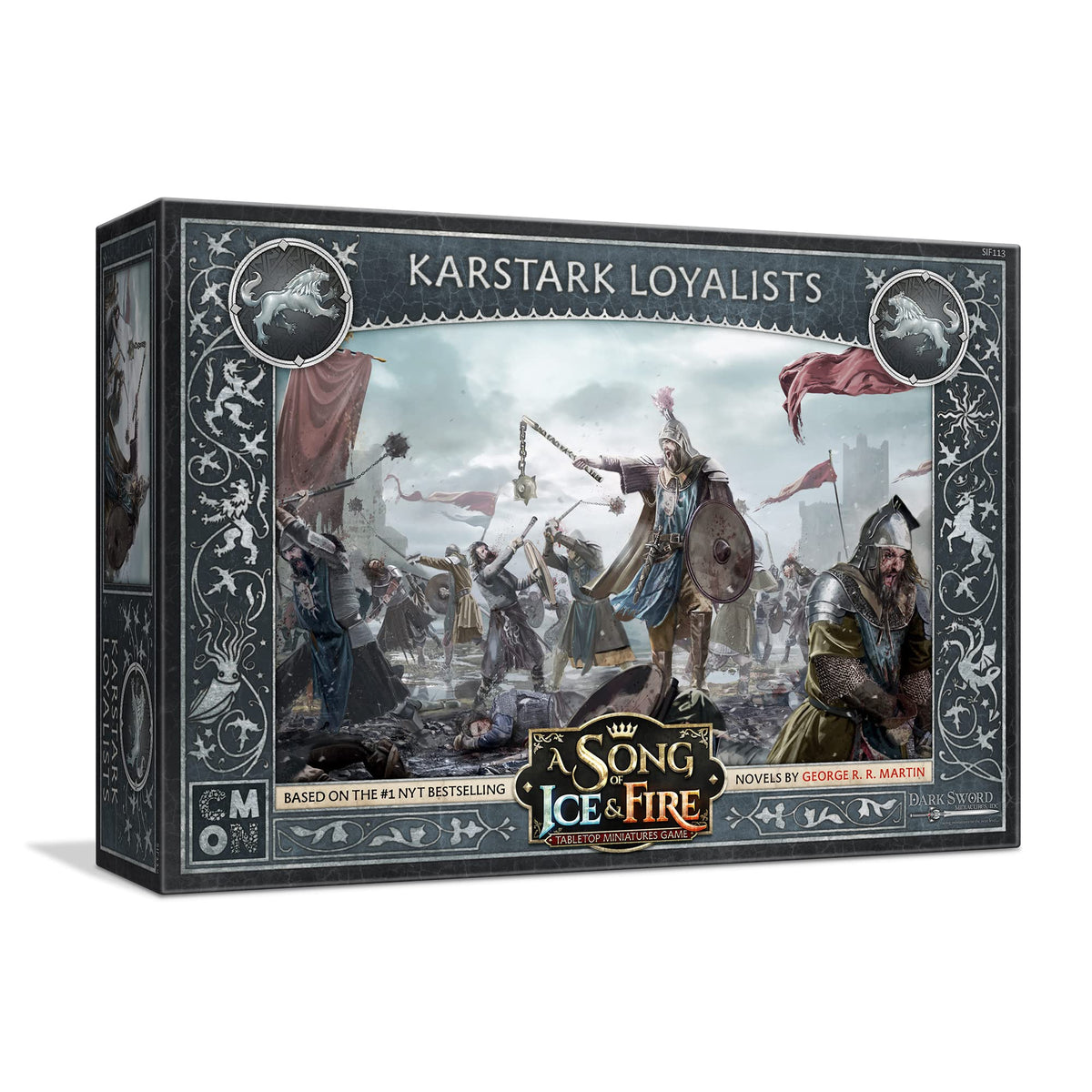 CMON A Song of Ice and Fire Tabletop Miniatures Game Karstark Loyalists Unit Box - Devoted Warriors of House Karstark! Strategy Game for Adults, Ages 14+, 2+ Players, 45-60 Minute Playtime, Made 1