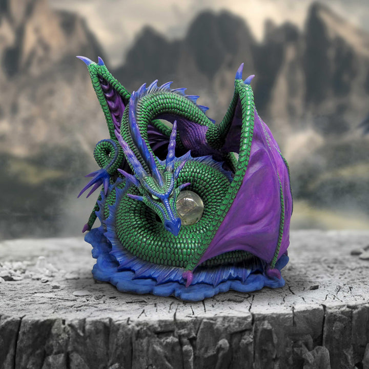 Nephtali Elemental Dragon of Water Figurine by Derek W Frost 27cm