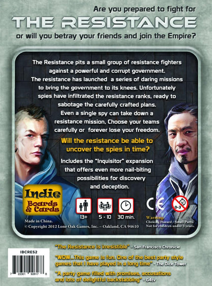 The Resistance 3rd Edition Board Game