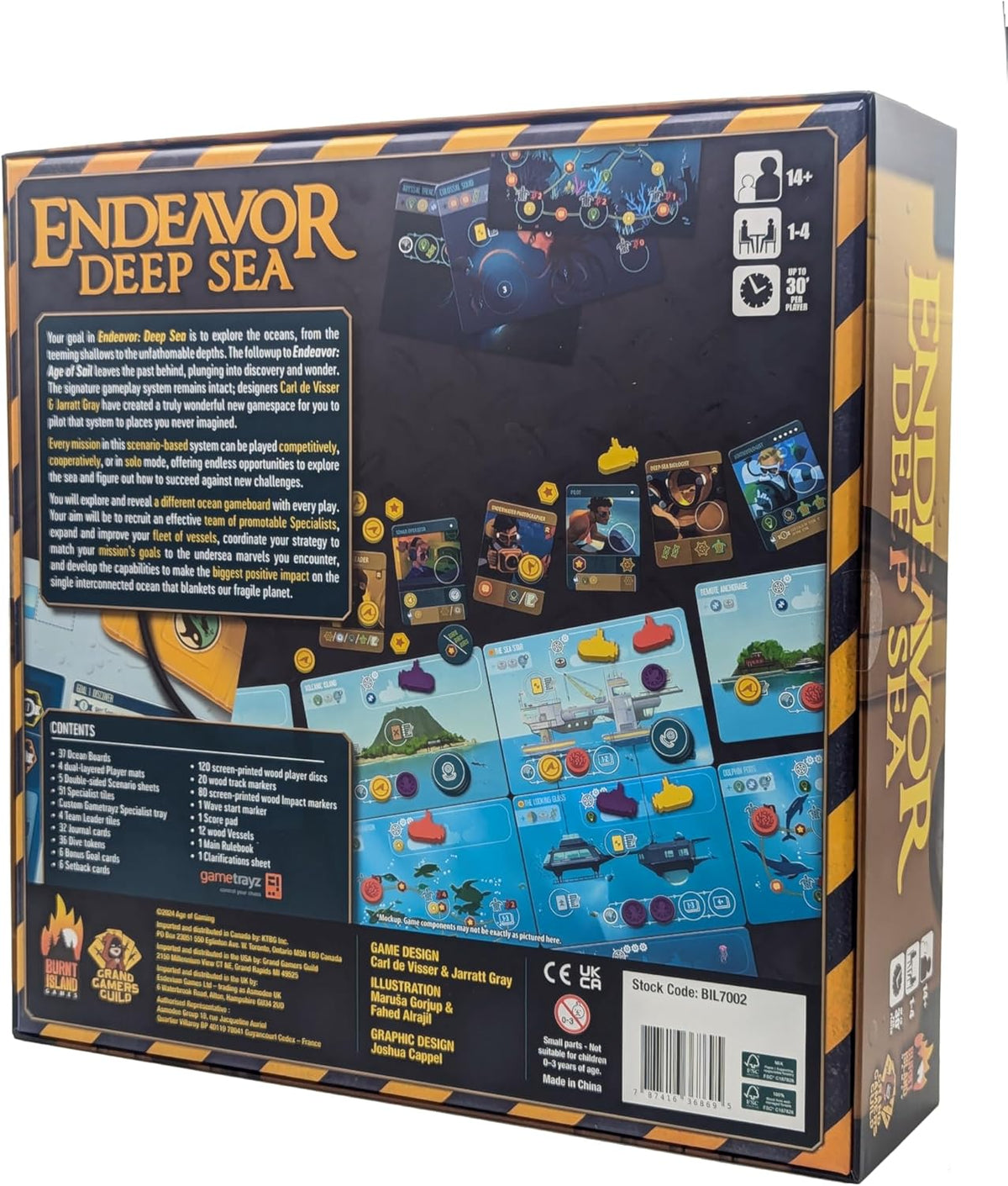 Endeavor Deep Sea Ocean Research Strategy Board Game