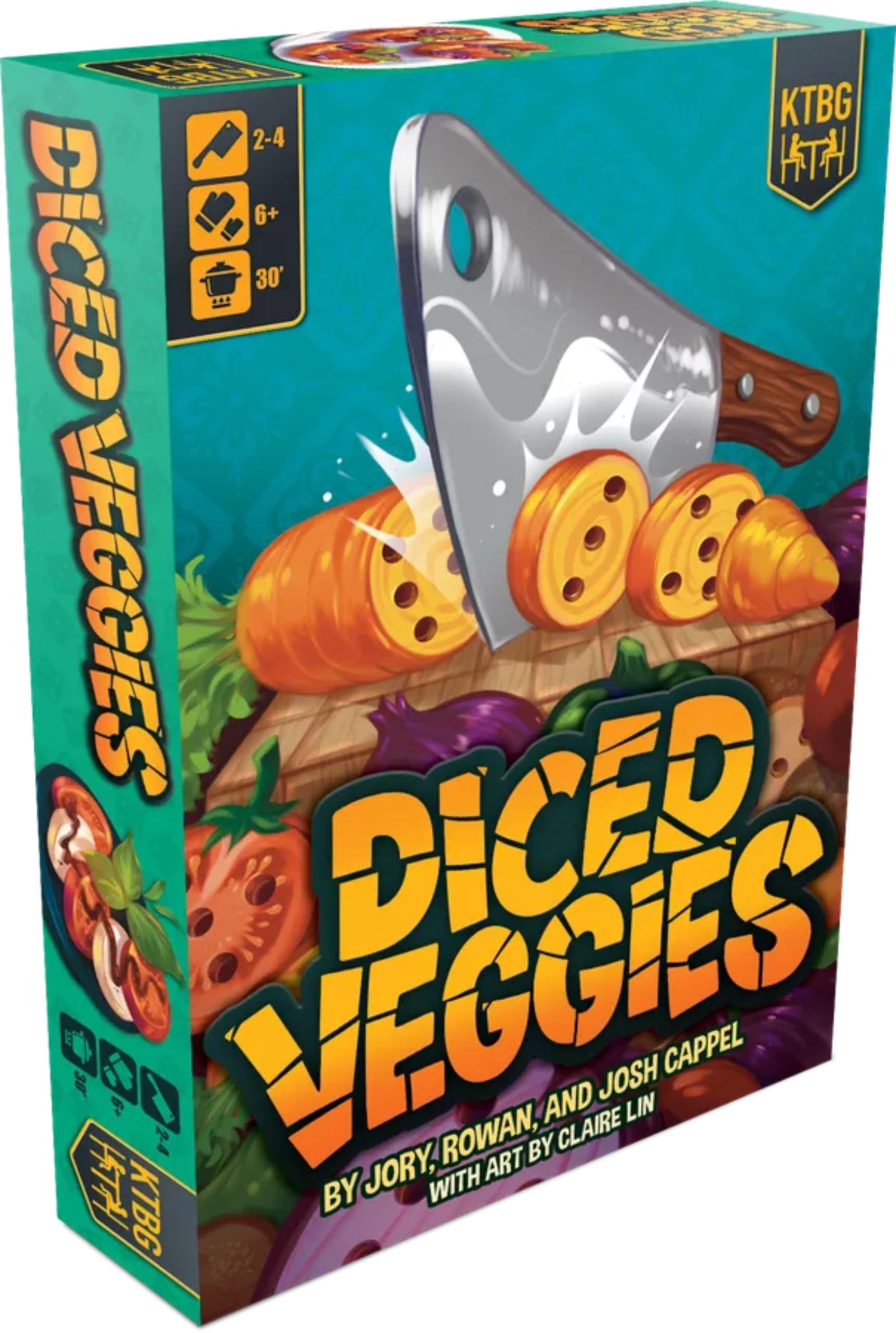 Diced Veggies Dice Set by Kids Table Board Gaming 1
