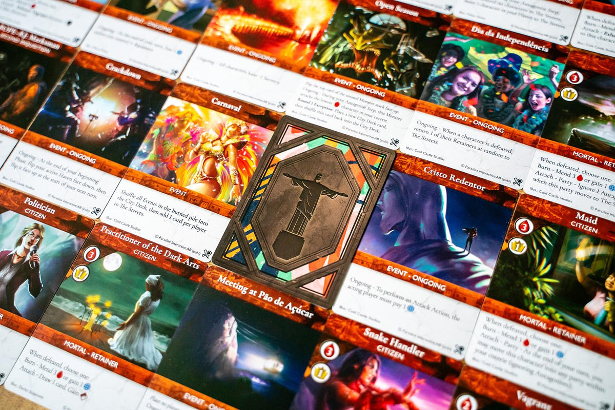 Vampire: The Masquerade Rivals Expandable Card Game The Hunters & The Hunted: Core Set - Everything Needed to Play, Card Game Based On The RPG, Ages 14+, 2-4 Players 5
