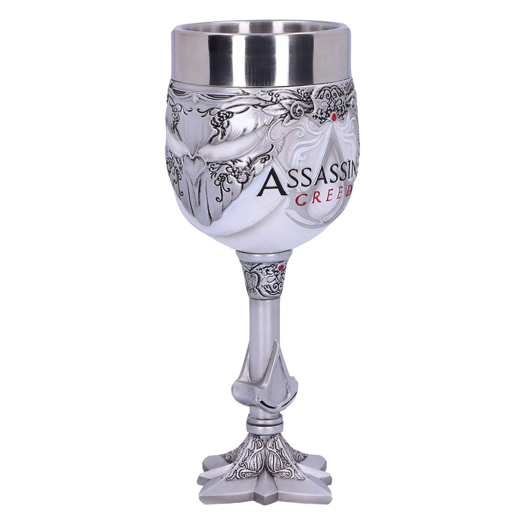 Assassins Creed White Game Goblet 20.5cm Officially Licensed