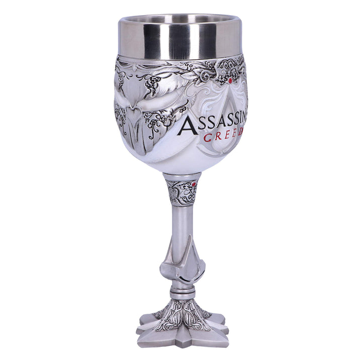 Assassins Creed White Game Goblet 20.5cm Officially Licensed