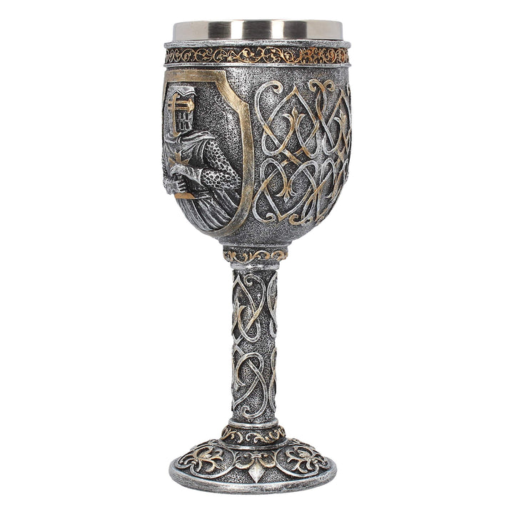Armoured Medival Knight Soldier Goblet 19cm